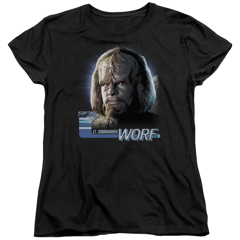 Star Trek The Next Generation Tng Worf - Women's T-Shirt Women's T-Shirt Star Trek   