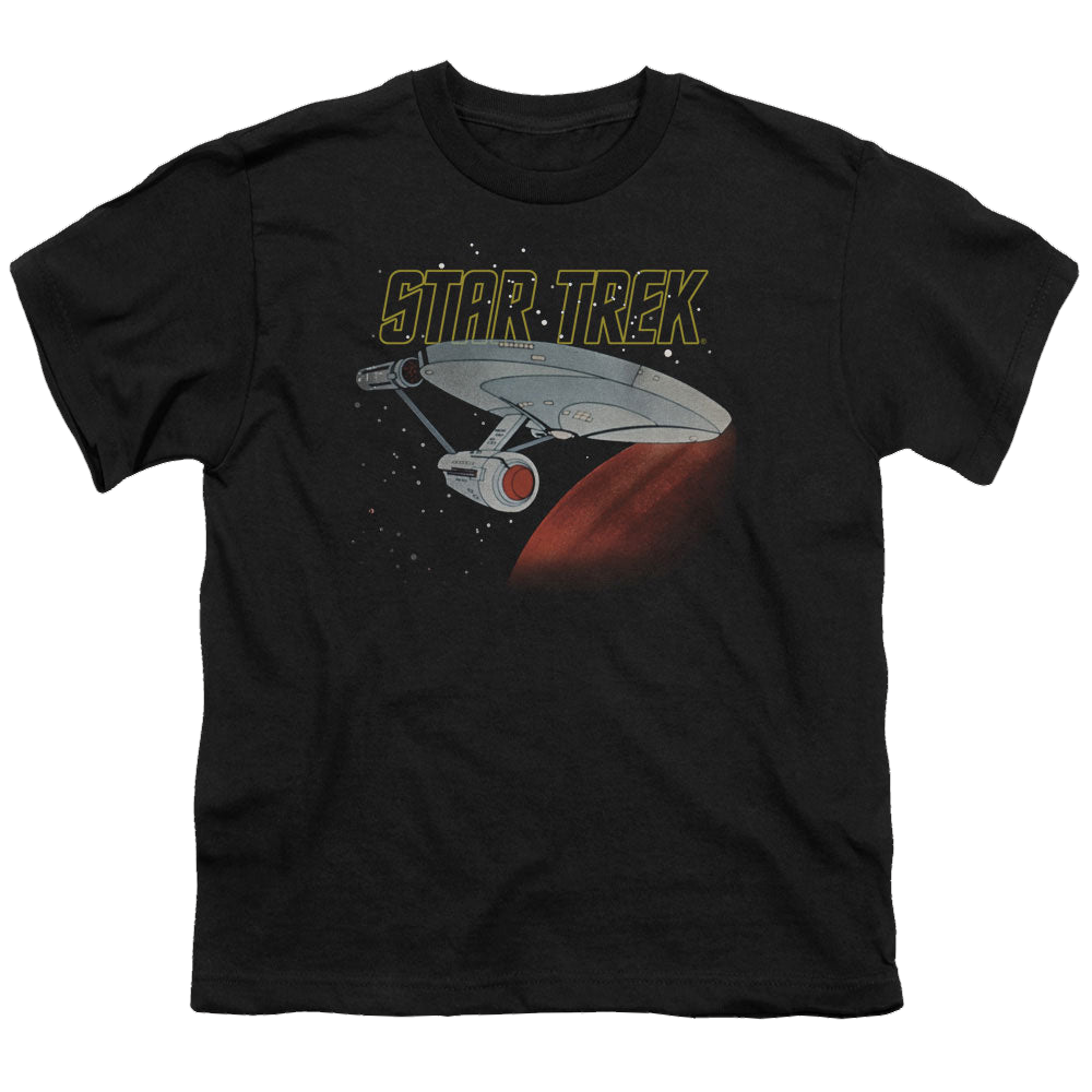 Star Trek The Animated Series Retro Enterprise - Youth T-Shirt Youth T-Shirt (Ages 8-12) Star Trek   