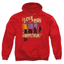 Star Trek Man In Uniform Pullover Hoodie Pullover Hoodie Star Trek   