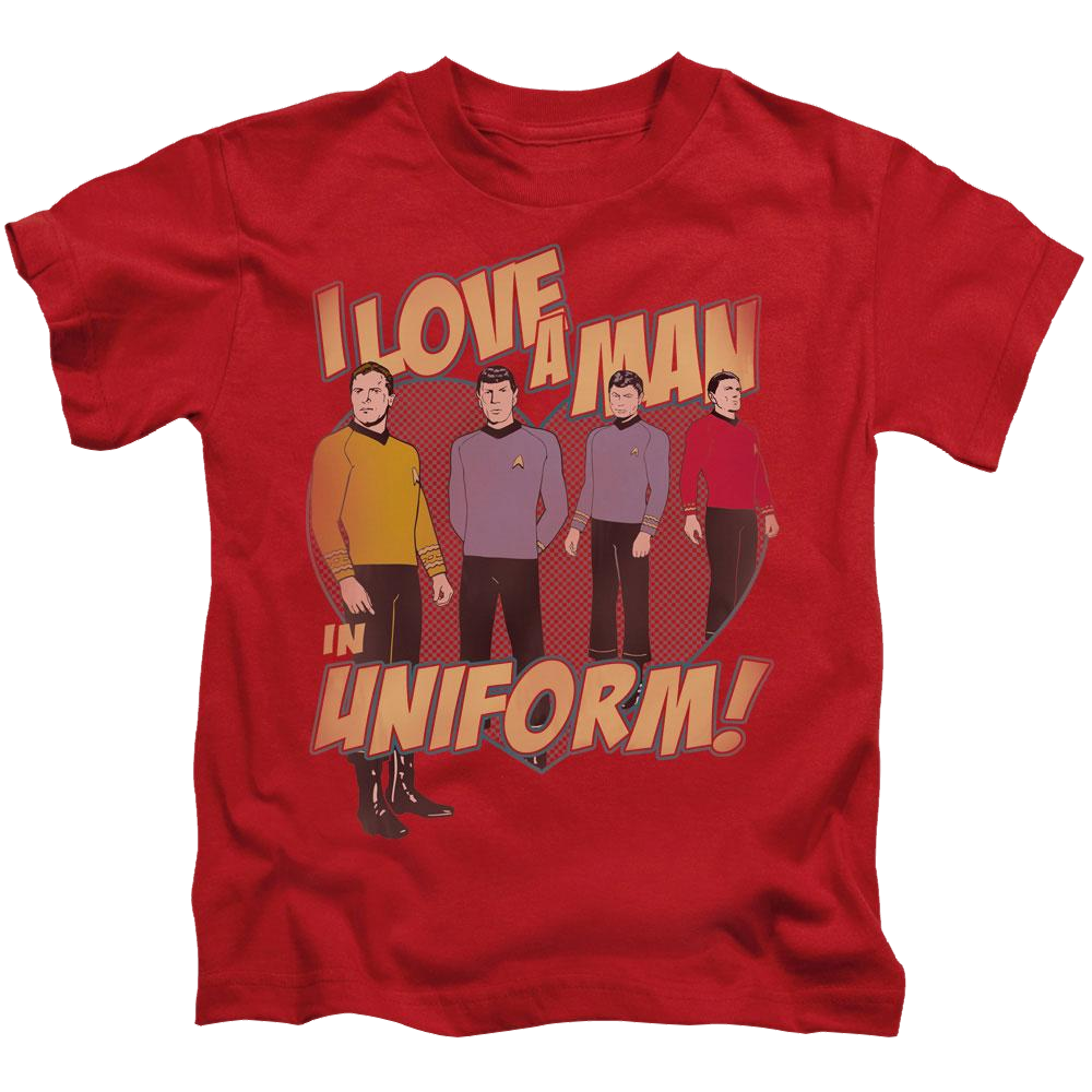 Star Trek The Original Series Man In Uniform - Kid's T-Shirt Kid's T-Shirt (Ages 4-7) Star Trek   