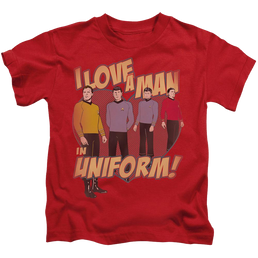 Star Trek The Original Series Man In Uniform - Kid's T-Shirt Kid's T-Shirt (Ages 4-7) Star Trek   