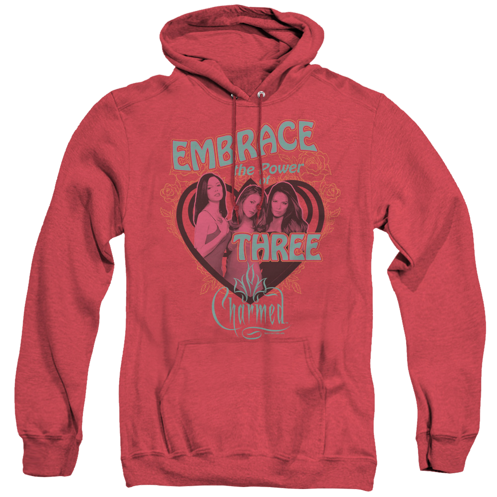 Charmed Embrace The Power - Heather Pullover Hoodie Heather Pullover Hoodie Charmed   
