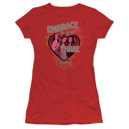 Charmed Embrace The Power - Juniors T-Shirt Juniors T-Shirt Charmed   