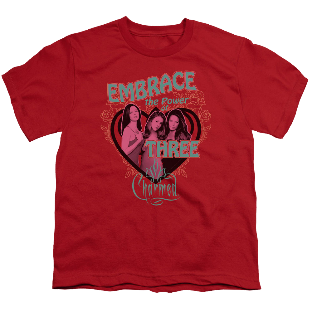 Charmed Embrace The Power - Youth T-Shirt (Ages 8-12) Youth T-Shirt (Ages 8-12) Charmed   