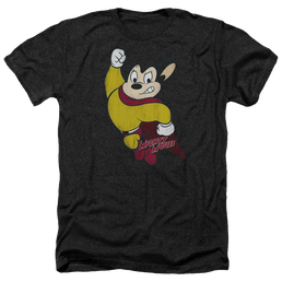 Mighty Mouse Classic Hero Men's Heather T-Shirt Men's Heather T-Shirt Mighty Mouse   