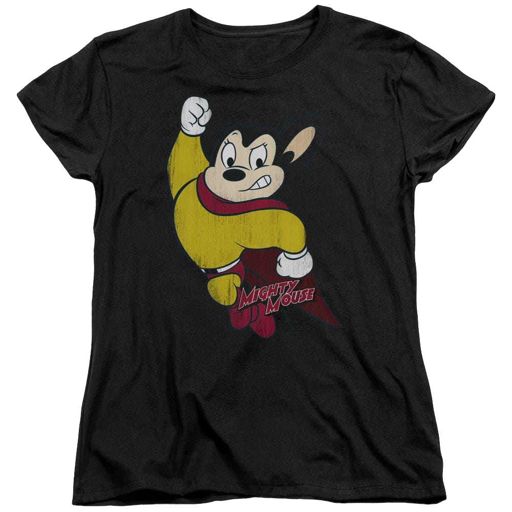 Mighty Mouse Classic Hero Women's T-Shirt Women's T-Shirt Mighty Mouse   