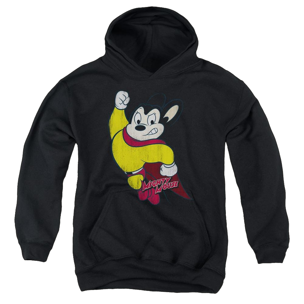 Mighty Mouse Classic Hero Youth Hoodie (Ages 8-12) Youth Hoodie (Ages 8-12) Mighty Mouse   
