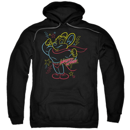 Mighty Mouse Neon Hero Pullover Hoodie Pullover Hoodie Mighty Mouse   