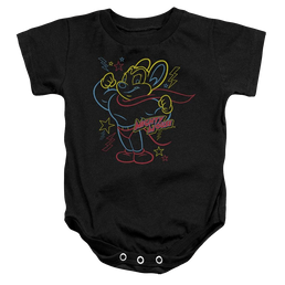 Mighty Mouse Neon Hero Baby Bodysuit Baby Bodysuit Mighty Mouse   