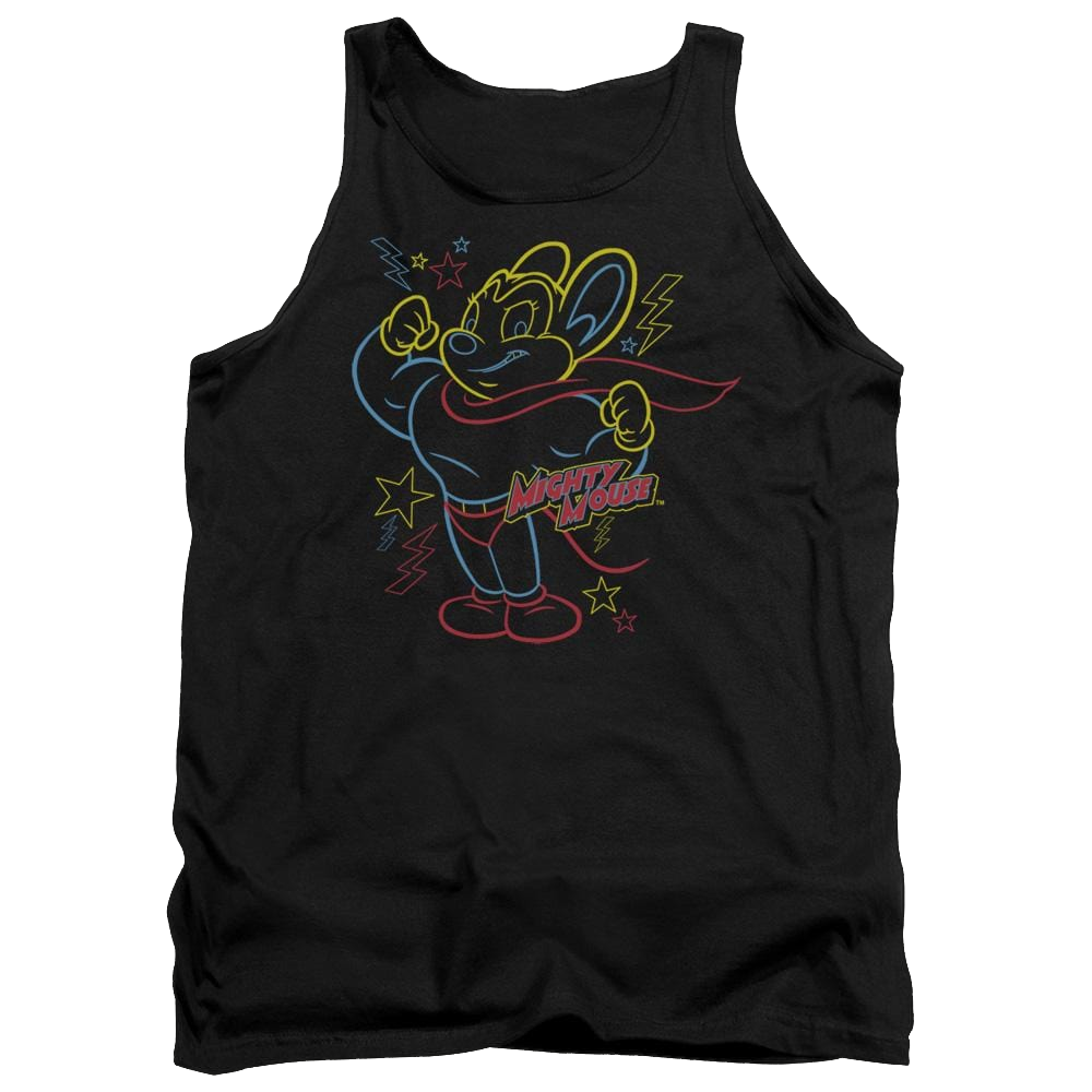 Mighty Mouse Neon Hero Men's Tank Men's Tank Mighty Mouse   