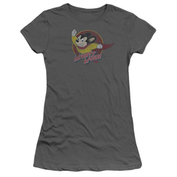 Mighty Mouse Mighty Circle Juniors T-Shirt Juniors T-Shirt Mighty Mouse   
