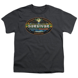 Survivor Heroes Vs Villains - Youth T-Shirt Youth T-Shirt (Ages 8-12) Survivor   