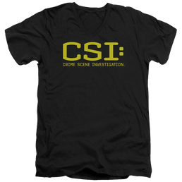 CSI Logo - Men's V-Neck T-Shirt Men's V-Neck T-Shirt CSI   