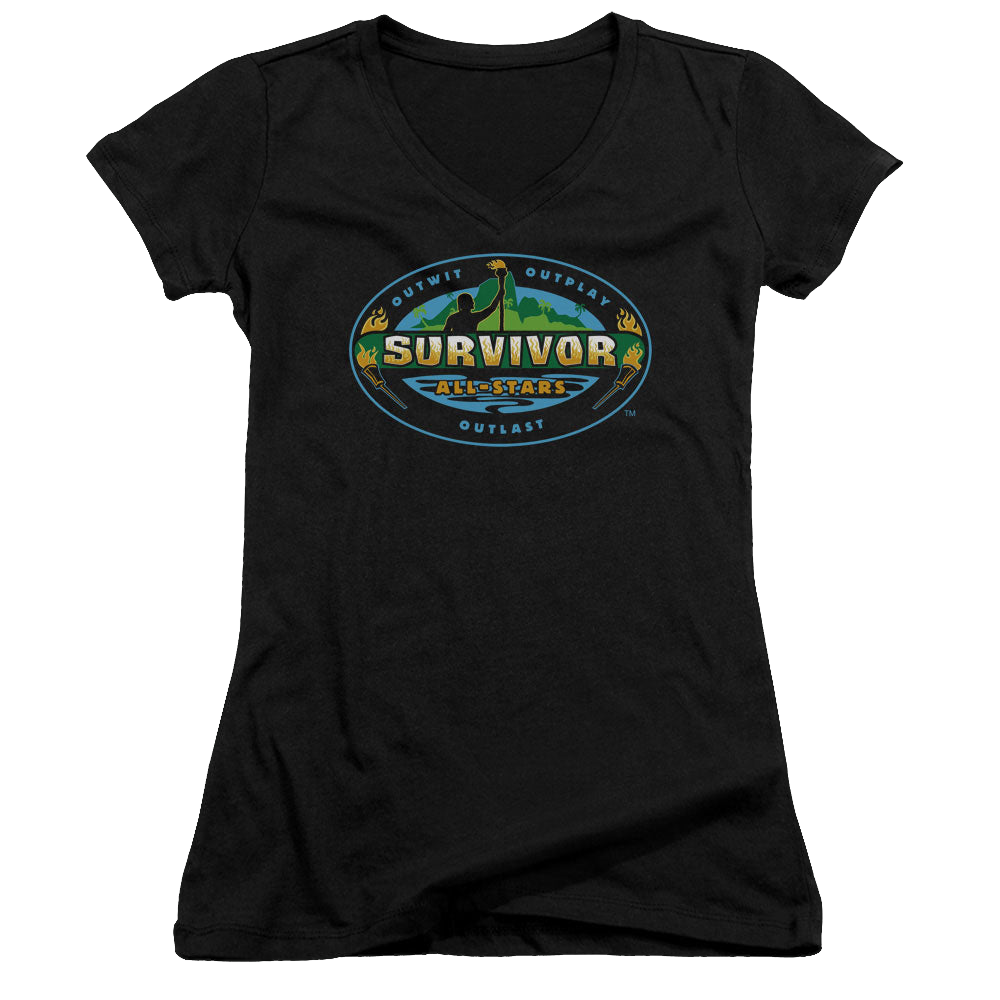 Survivor All Stars - Juniors V-Neck T-Shirt Juniors V-Neck T-Shirt Survivor   