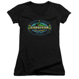 Survivor All Stars - Juniors V-Neck T-Shirt Juniors V-Neck T-Shirt Survivor   