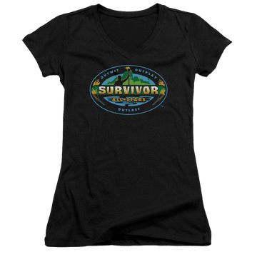 Survivor All Stars - Juniors V-Neck T-Shirt Juniors V-Neck T-Shirt Survivor   