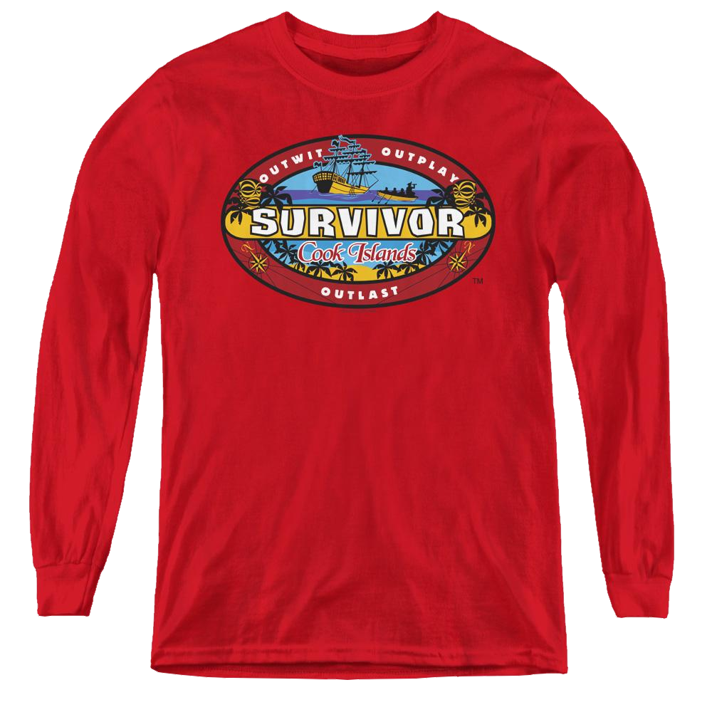 Survivor Cook Islands - Youth Long Sleeve T-Shirt Youth Long Sleeve T-Shirt Survivor   
