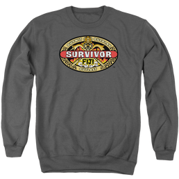 Survivor Fiji - Men's Crewneck Sweatshirt Men's Crewneck Sweatshirt Survivor   