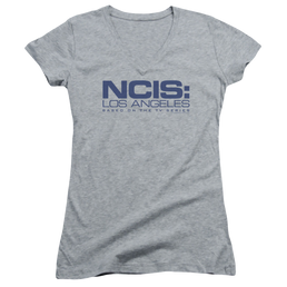NCIS Los Angeles Logo - Juniors V-Neck T-Shirt Juniors V-Neck T-Shirt NCIS   