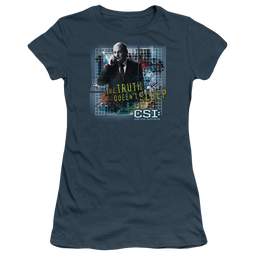 CSI Truth Doesnt Sleep - Juniors T-Shirt Juniors T-Shirt CSI   