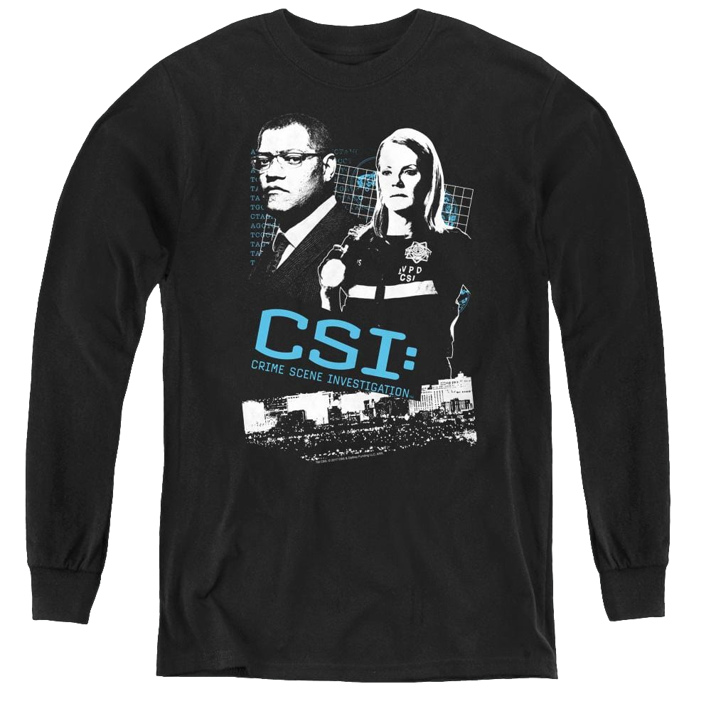 Csi Investigate This - Youth Long Sleeve T-Shirt Youth Long Sleeve T-Shirt CSI   