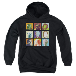 Star Trek The Original Series Alien Squares - Youth Hoodie Youth Hoodie (Ages 8-12) Star Trek   
