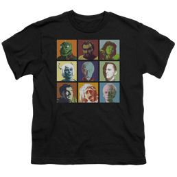 Star Trek The Original Series Alien Squares - Youth T-Shirt Youth T-Shirt (Ages 8-12) Star Trek   