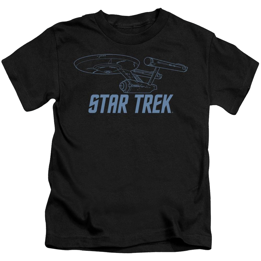 Star Trek Enterprise Outline Kid's T-Shirt (Ages 4-7) Kid's T-Shirt (Ages 4-7) Star Trek   