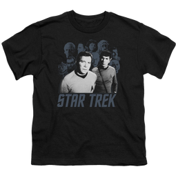 Star Trek The Original Series Kirk Spock And Company - Youth T-Shirt Youth T-Shirt (Ages 8-12) Star Trek   