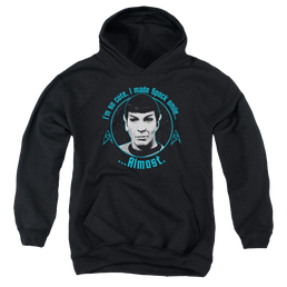 Star Trek The Original Series Almost Smile - Youth Hoodie Youth Hoodie (Ages 8-12) Star Trek   