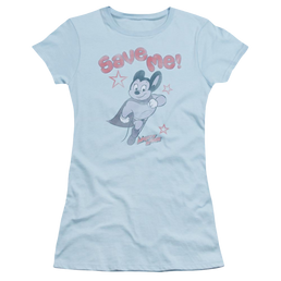 Mighty Mouse Save Me Juniors T-Shirt Juniors T-Shirt Mighty Mouse   