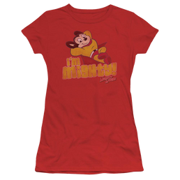 Mighty Mouse Im Mighty Juniors T-Shirt Juniors T-Shirt Mighty Mouse   