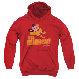 Mighty Mouse Im Mighty Youth Hoodie (Ages 8-12) Youth Hoodie (Ages 8-12) Mighty Mouse   