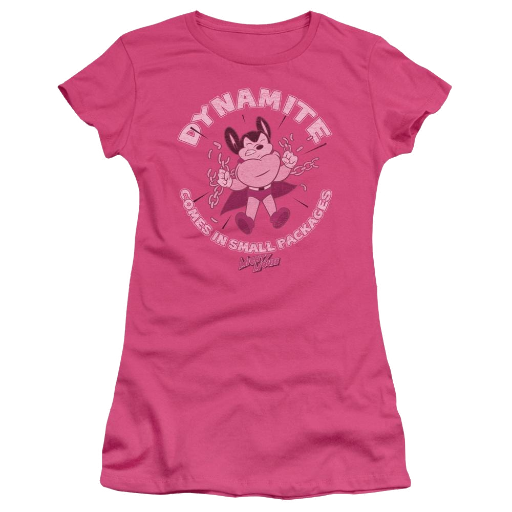 Mighty Mouse Dynamite Juniors T-Shirt Juniors T-Shirt Mighty Mouse   
