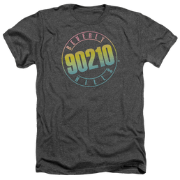 Beverly Hills 90210 Color Blend Logo - Men's Heather T-Shirt Men's Heather T-Shirt Beverly Hills 90210   