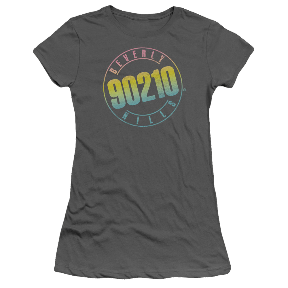 Beverly Hills 90210 Color Blend Logo - Juniors T-Shirt Juniors T-Shirt Beverly Hills 90210   