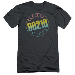 Beverly Hills 90210 Color Blend Logo - Men's Slim Fit T-Shirt Men's Slim Fit T-Shirt Beverly Hills 90210   