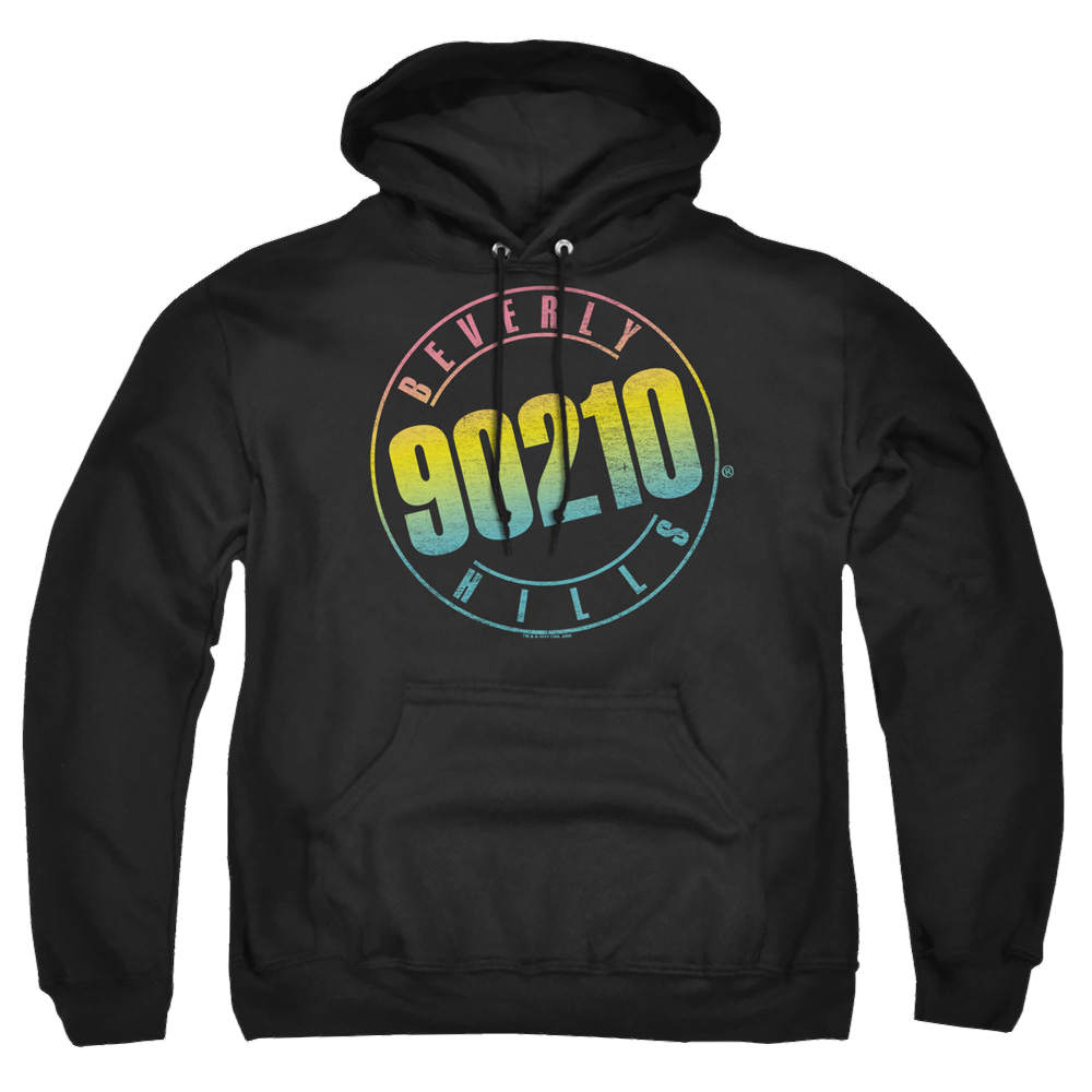 Beverly Hills 90210 Color Blend Logo - Pullover Hoodie Pullover Hoodie Beverly Hills 90210   