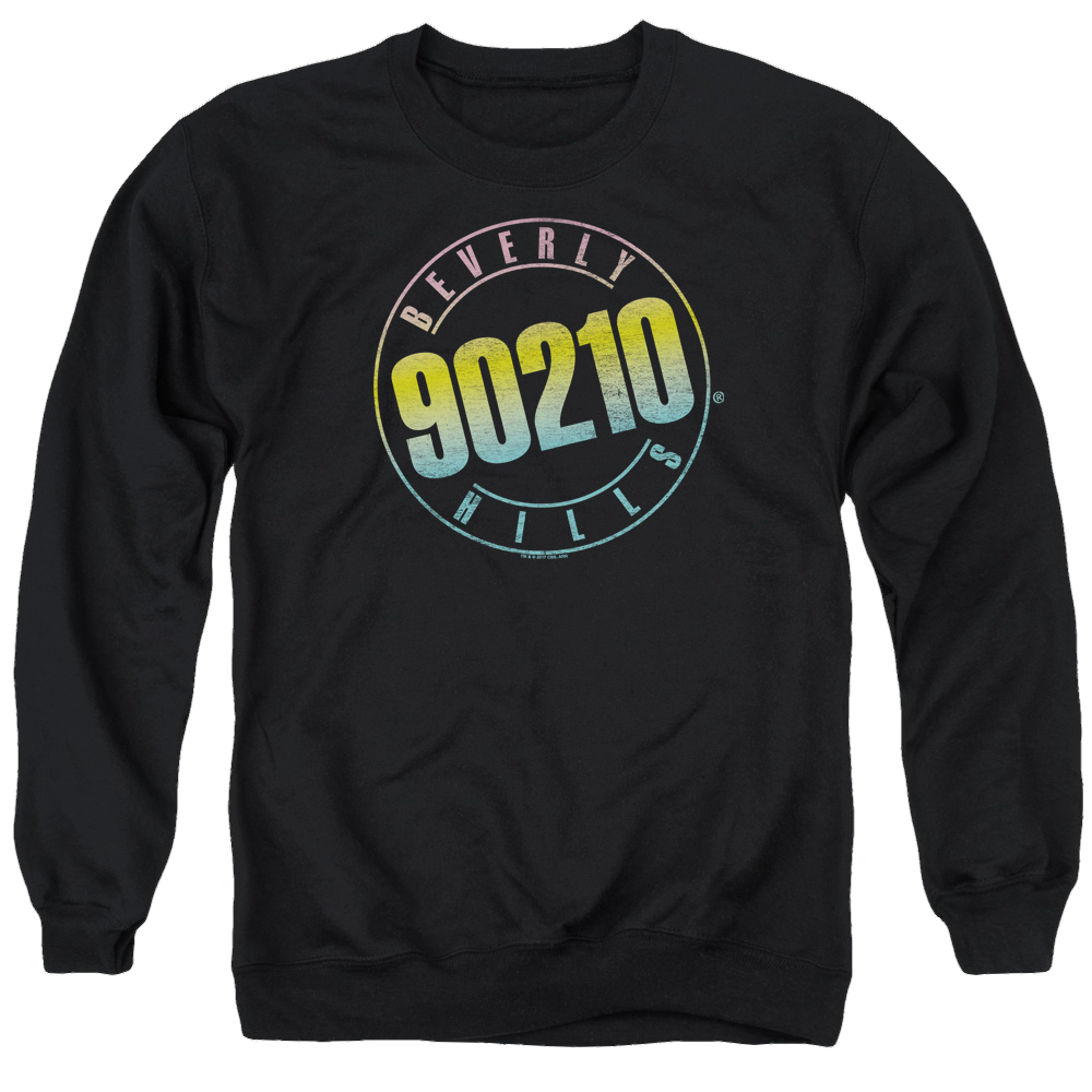 Beverly Hills 90210 Color Blend Logo - Men's Crewneck Sweatshirt Men's Crewneck Sweatshirt Beverly Hills 90210   