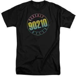 Beverly Hills 90210 Color Blend Logo - Men's Tall Fit T-Shirt Men's Tall Fit T-Shirt Beverly Hills 90210   
