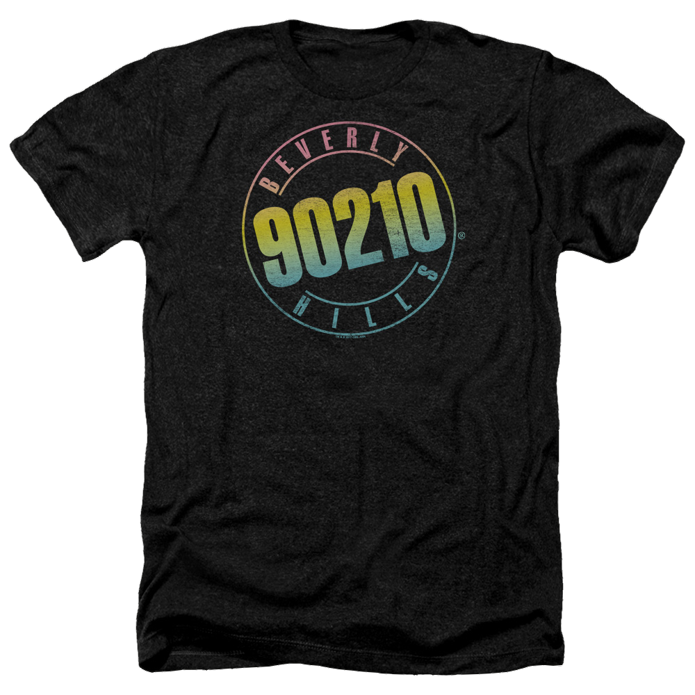 Beverly Hills 90210 Color Blend Logo - Men's Heather T-Shirt Men's Heather T-Shirt Beverly Hills 90210   