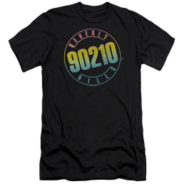 Beverly Hills 90210 Color Blend Logo - Men's Premium Slim Fit T-Shirt Men's Premium Slim Fit T-Shirt Beverly Hills 90210   