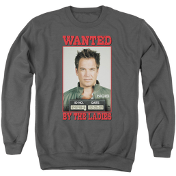 NCIS Wanted - Men's Crewneck Sweatshirt Men's Crewneck Sweatshirt NCIS   
