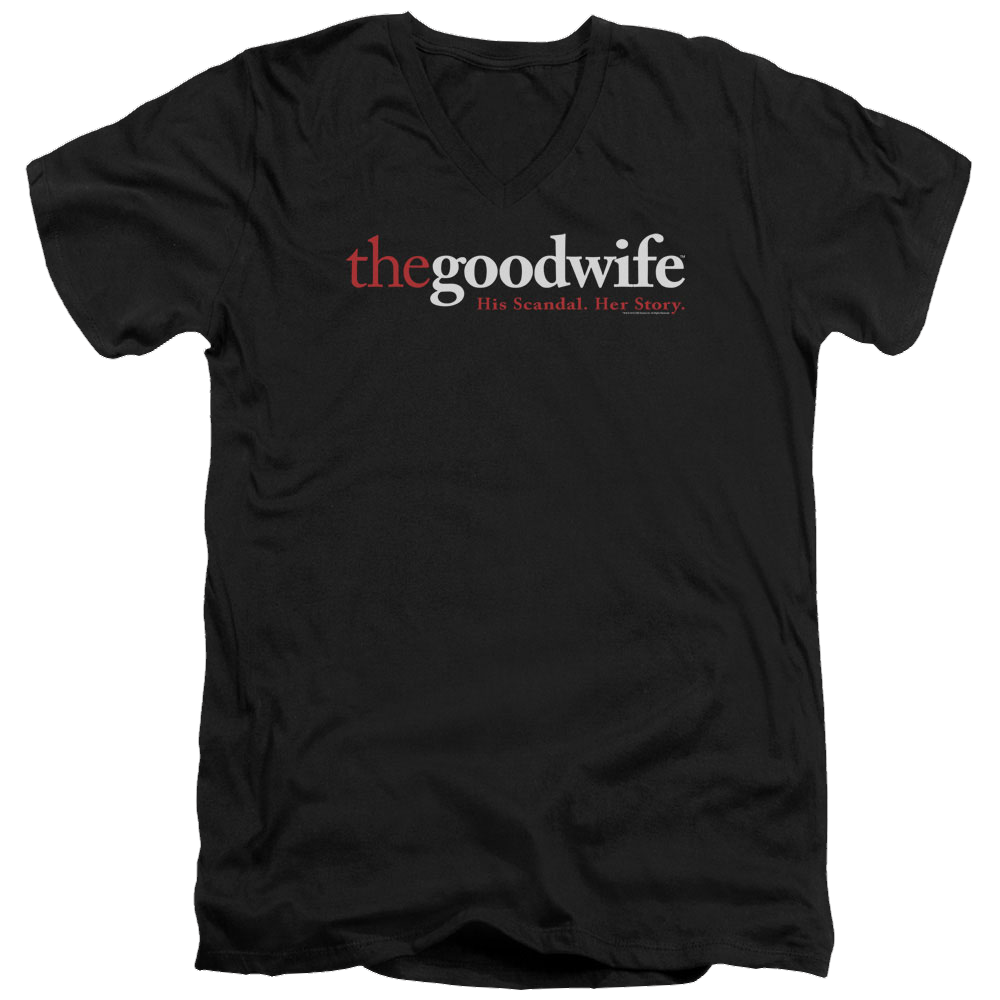 Good Wife, The Logo - Men's V-Neck T-Shirt Men's V-Neck T-Shirt The Good Wife   
