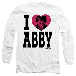 NCIS I Heart Abby - Men's Long Sleeve T-Shirt Men's Long Sleeve T-Shirt NCIS   