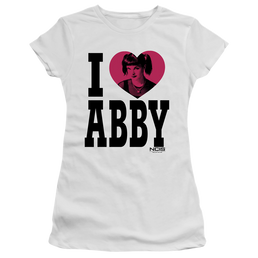 NCIS I Heart Abby - Juniors T-Shirt Juniors T-Shirt NCIS   