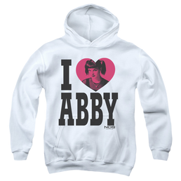 NCIS I Heart Abby - Youth Hoodie Youth Hoodie (Ages 8-12) NCIS   