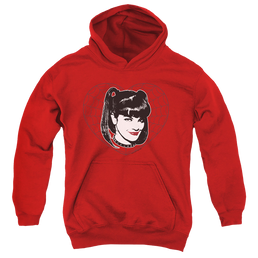 NCIS Abby Heart - Youth Hoodie Youth Hoodie (Ages 8-12) NCIS   