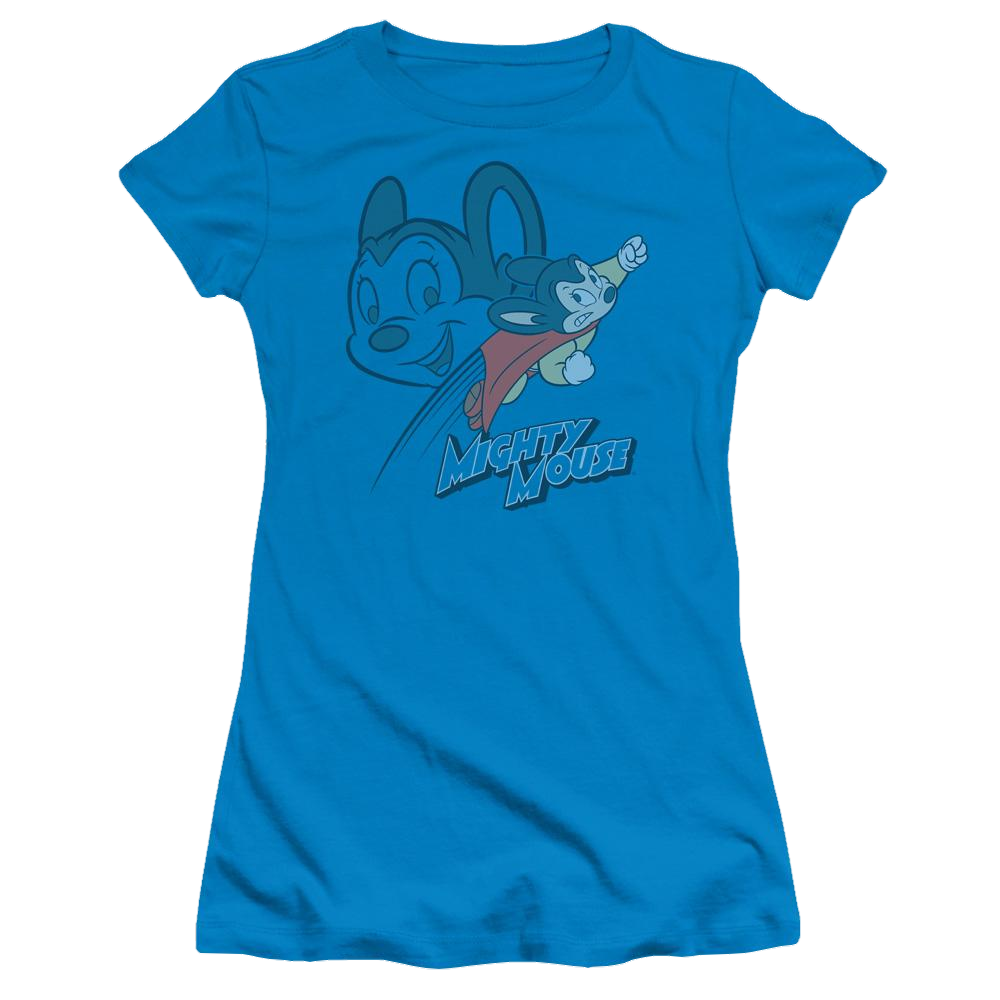 Mighty Mouse Double Mouse Juniors T-Shirt Juniors T-Shirt Mighty Mouse   