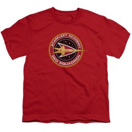 Star Trek The Original Series Red Squadron - Youth T-Shirt Youth T-Shirt (Ages 8-12) Star Trek   